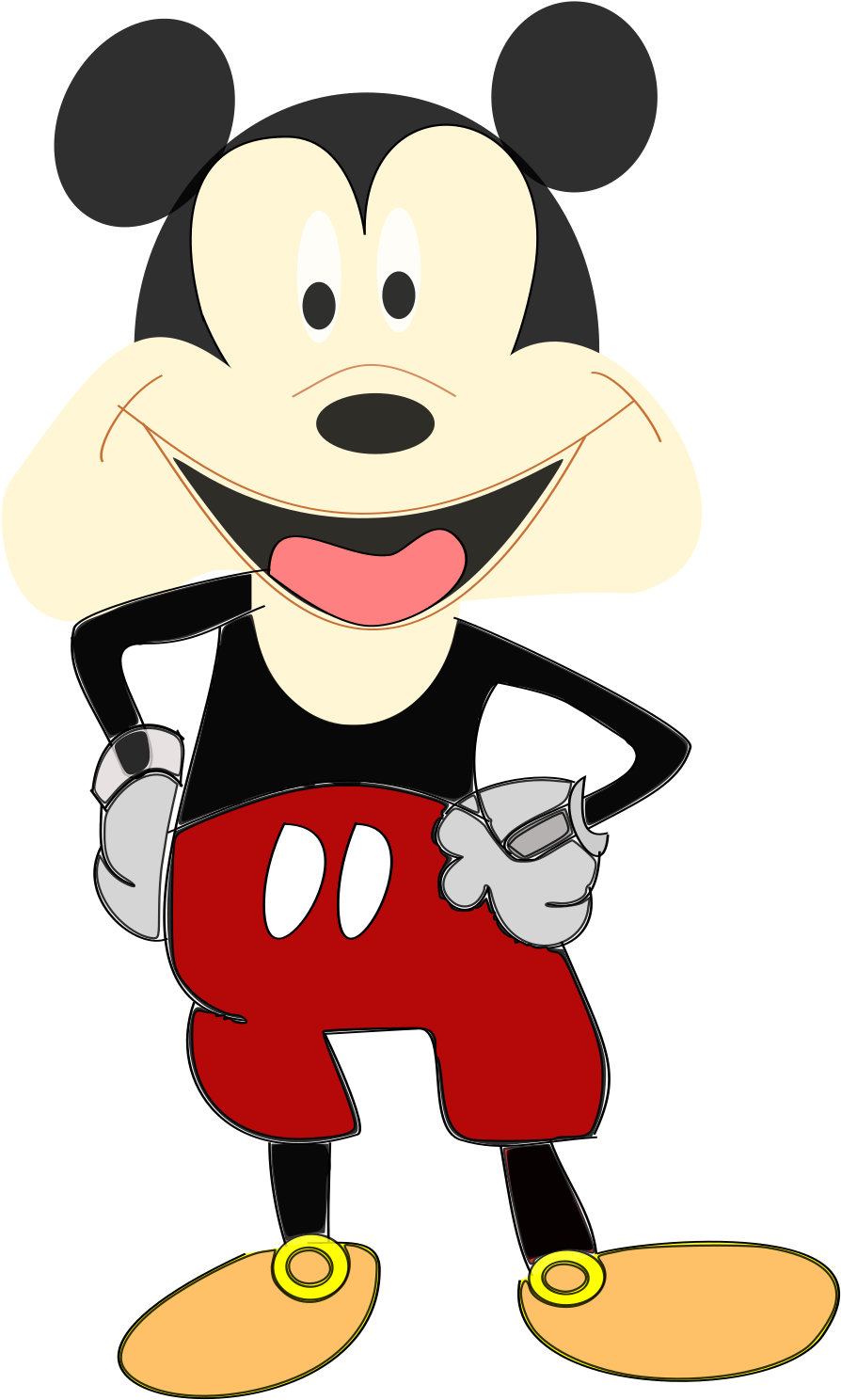 This Free Icons Png Design Of Micky Mouse (2400x1600), Png Download
