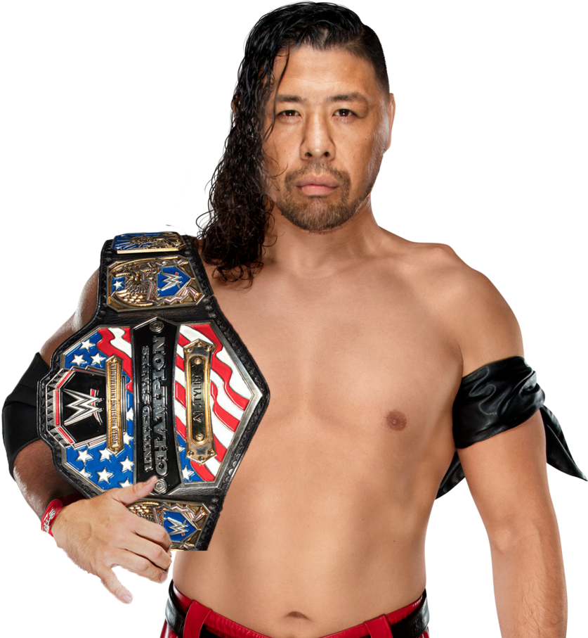 Wwe United States Title Shinsuke Nakamura Jeff Hardy - Shinsuke Nakamura Us Title (882x906), Png Download