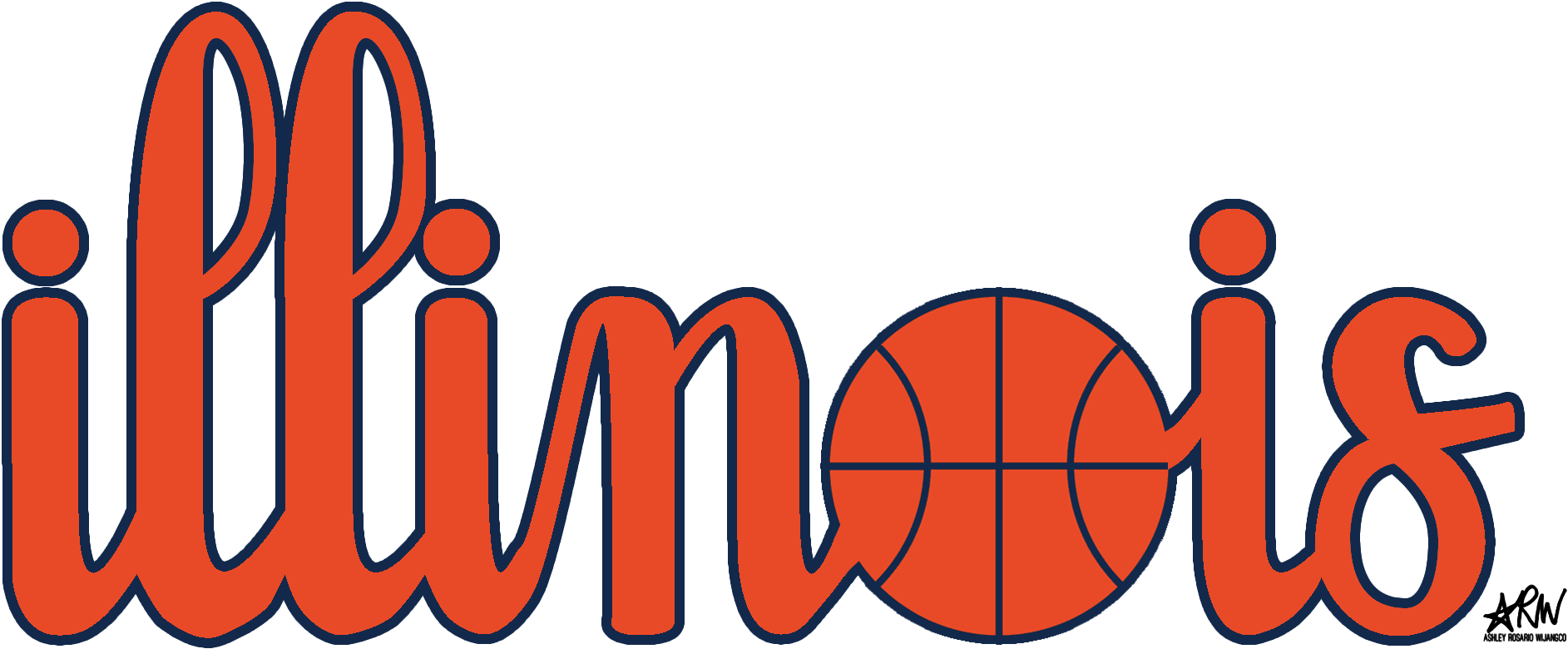 Illinois Basketball Script - Shoot Basketball (1993x900), Png Download