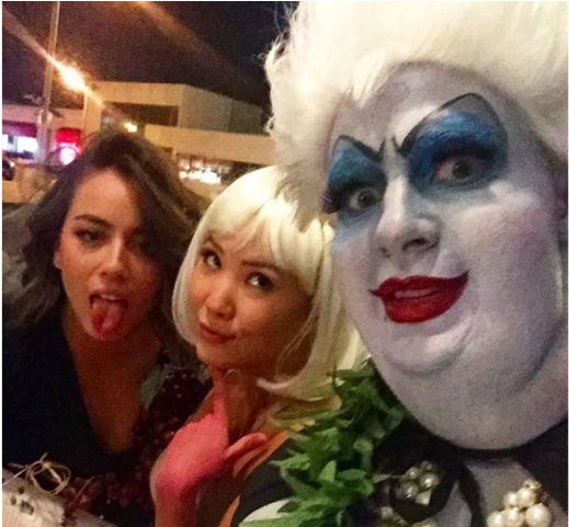 Colton Haynes Dresses As Ursula For Halloween - Ursula Sea Witch Gets Saoirse (768x480), Png Download