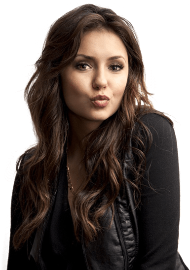 Nina Dobrev Favorite Color Food Movie Book Music Biography - Katherine Pierce (400x547), Png Download