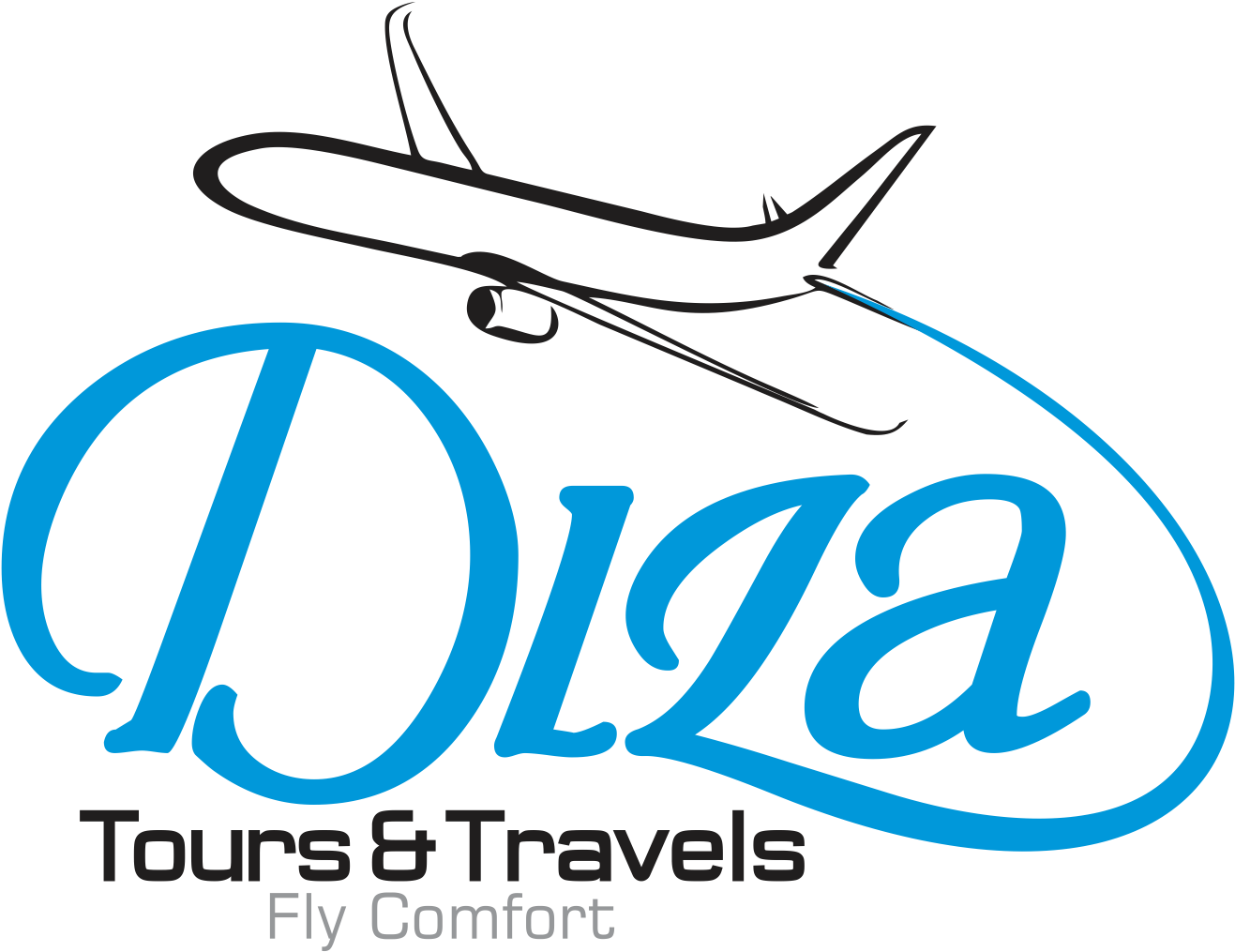 Diza Tours And Travels Logo - Travel (2340x1654), Png Download