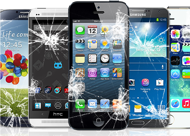 Fix Cracked Screens - Mobile Repairing Images Hd (661x495), Png Download