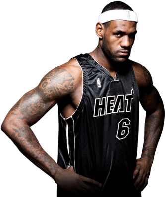 Lebron James Logo Png Lebron Lebron James Png - James Wade Bosh Miami Heat Nba 32x24 Print Poster (342x400), Png Download