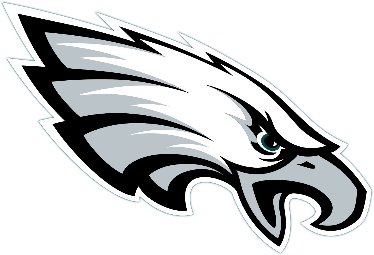 Philadelphia Eagles Logo Clip - Cramerton Middle School (1282x873), Png Download