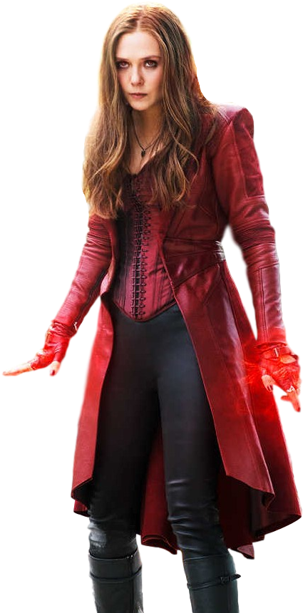 Scarlet Witch Left - Scarlet Witch Png (400x400), Png Download