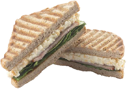 Mayonnaise Spread Atop A Bed Of Baby Spinach And Chicken - Chicken Mayo Sandwich Png (433x433), Png Download