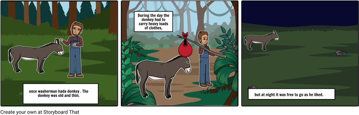 The Musical Donkey - Cartoon (1164x385), Png Download