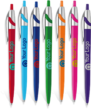 Vibrant Color Pen - Pen (717x376), Png Download