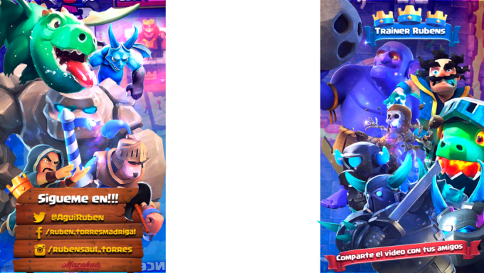 Make A Clash Royale Youtube Overlay For You - Overlays De Clash Royale (680x383), Png Download