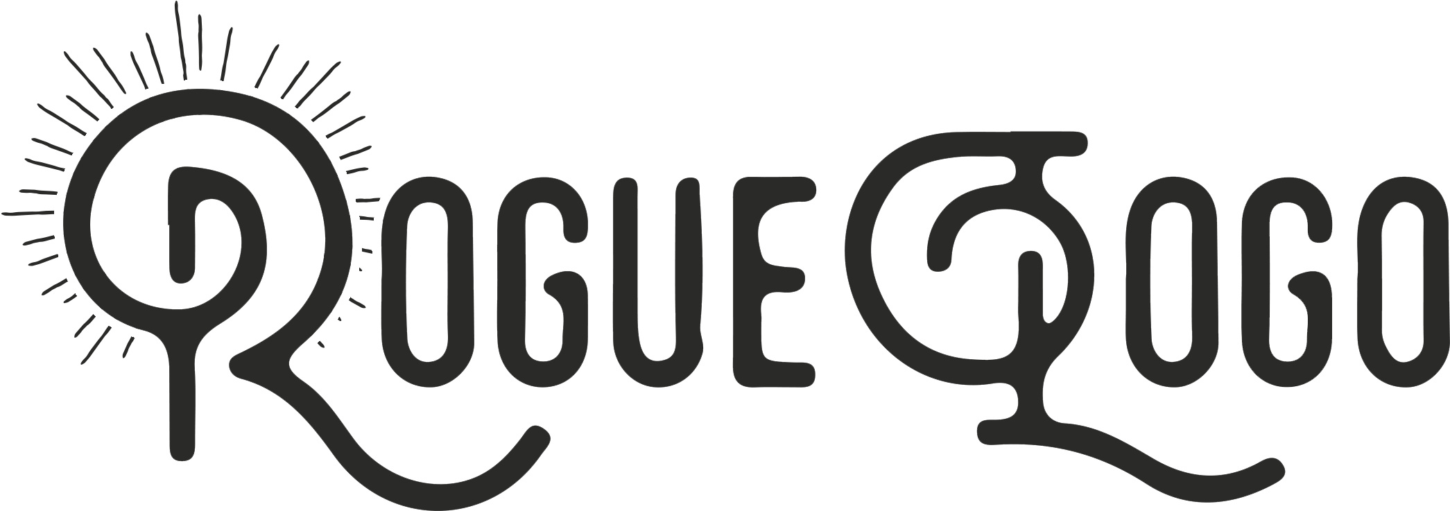 Rogue Logo - Calligraphy (2296x1052), Png Download