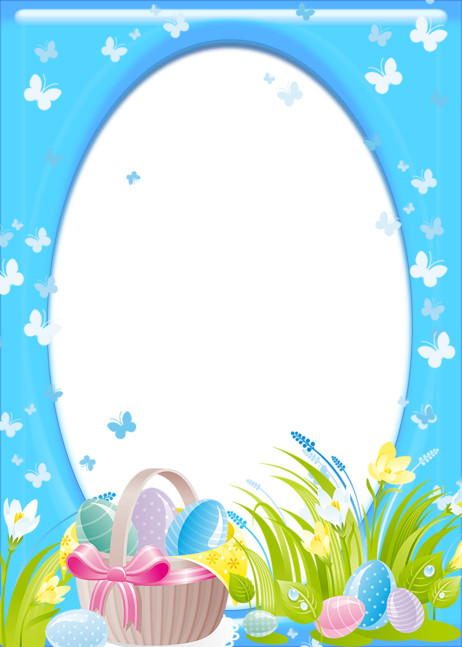Easter Frame Png Clipart Easter Bunny Clip Art - Easter Frame Png (900x1260), Png Download