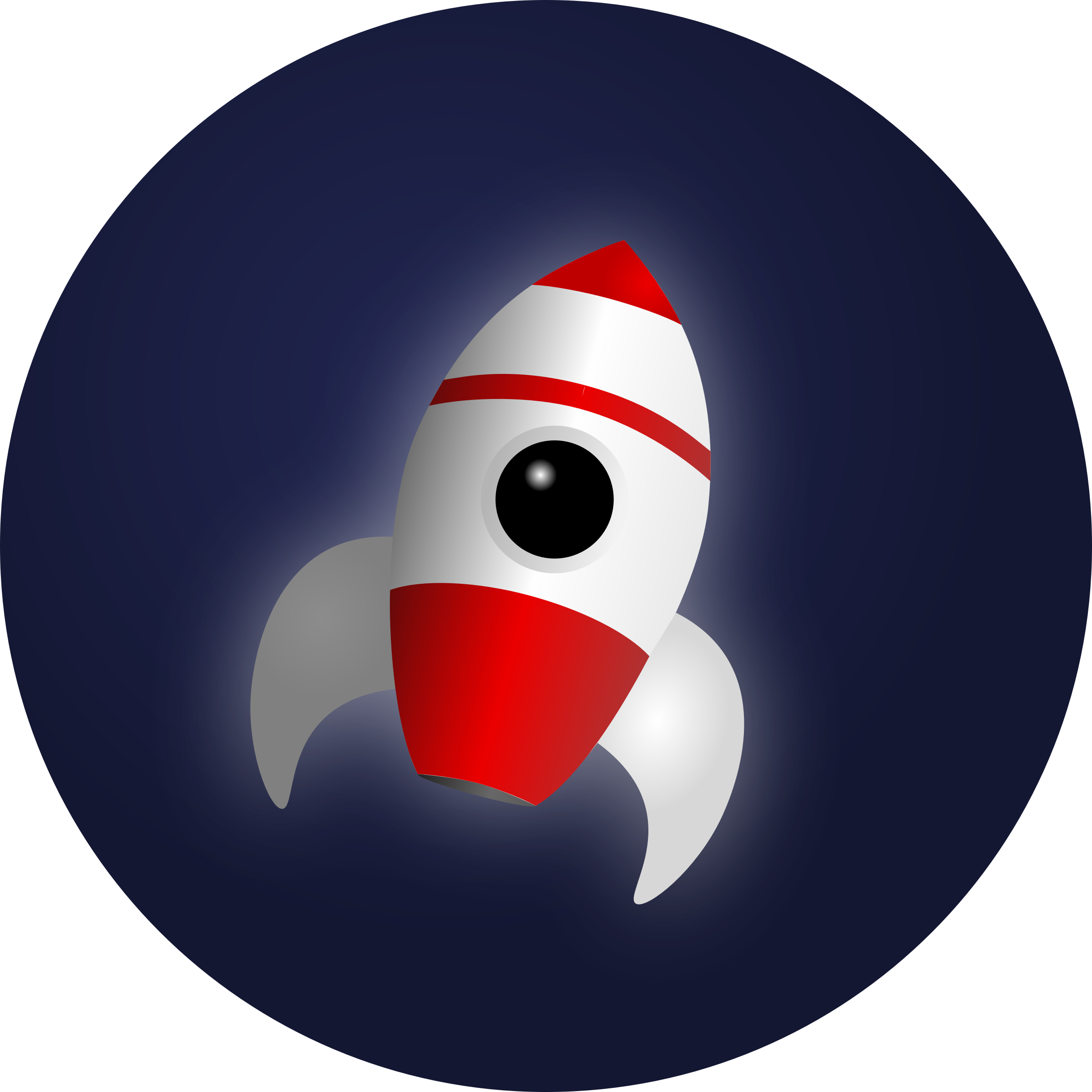 Big Image - Rocket In Space Clipart (2400x2400), Png Download
