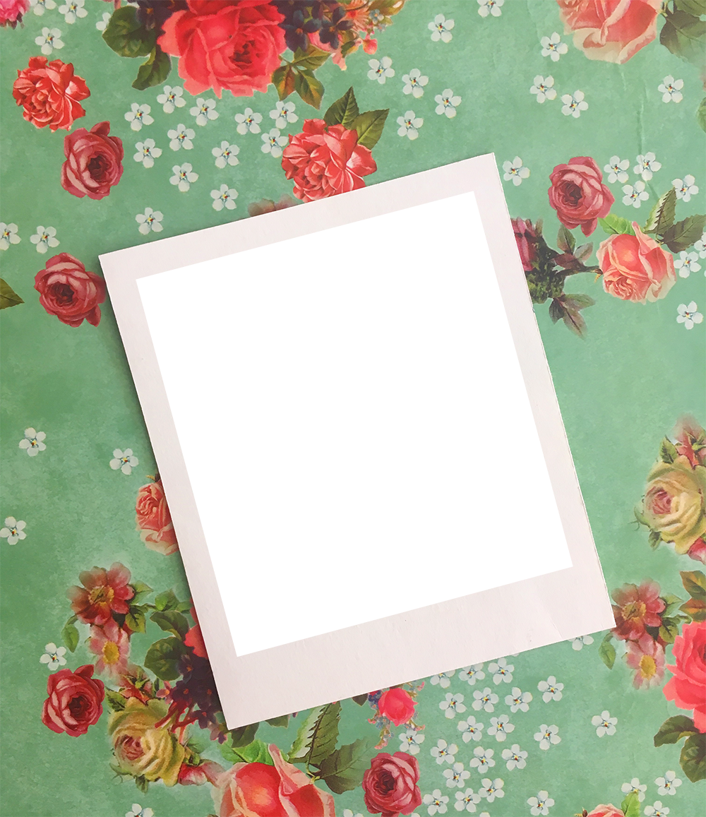 Polaroid Frame Png With Background - Polaroid Png (1000x1157), Png Download