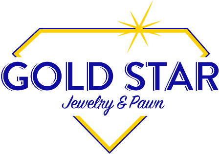 Gold Star Logo - Jewelry Fina Png Logo (500x333), Png Download