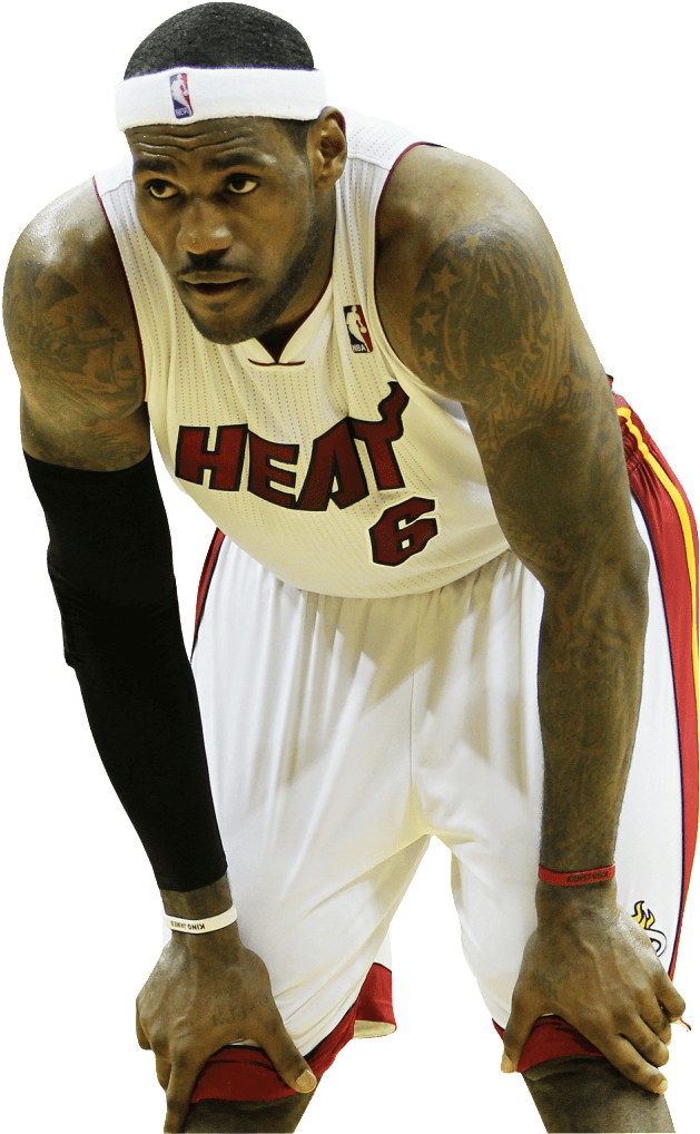 Lebron James Looking Left - Lebron James Pngs (636x1024), Png Download