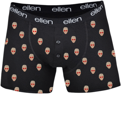 Ellen Show Men's Boxers Emoji - Ellen Underwear Emoji (500x500), Png Download