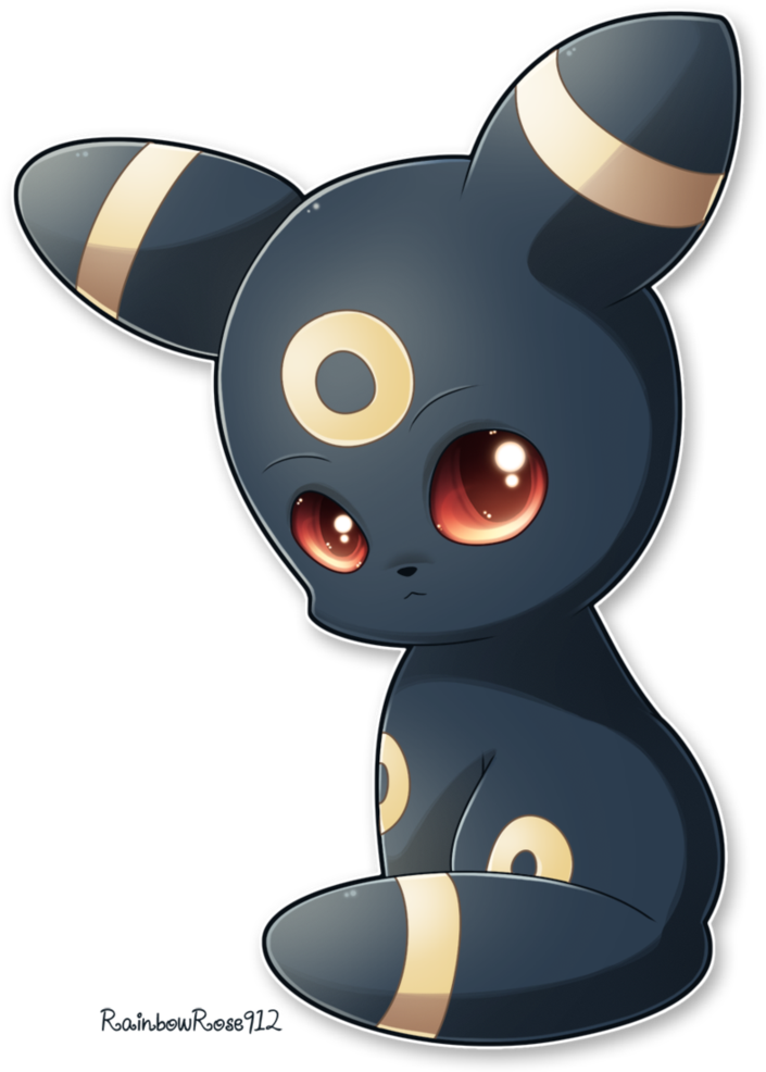 Chibi Umbreon - Pokemons Png (811x986), Png Download