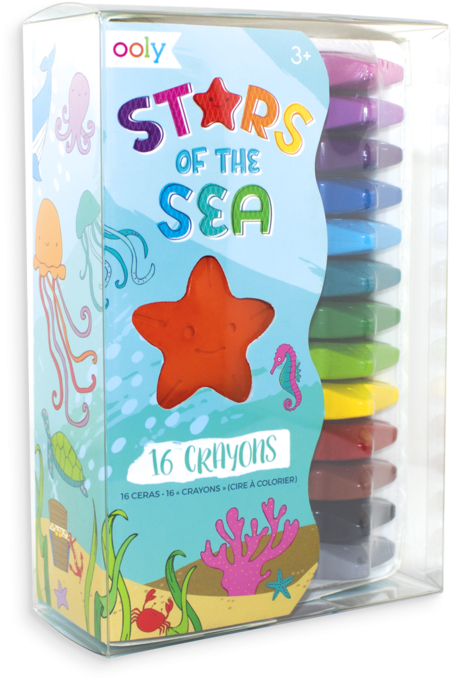 Stars Of The Sea Crayons - Ooly Stars Of The Sea Crayons, Set (800x800), Png Download