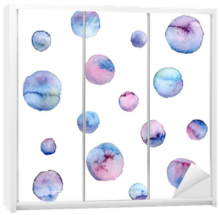 Aquarelle Circles In Pastel Colors - Watercolor Painting (400x400), Png Download
