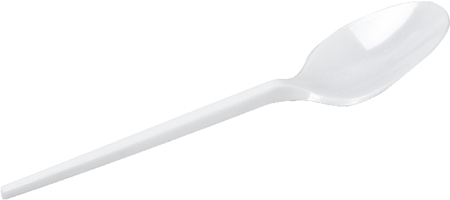 Download Plastic Spoon Png - White Plastic Spoon Png - HD Transparent