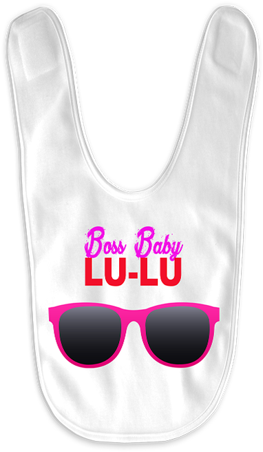 Customised Boss Baby Cotton Girls Bib - Vest (600x819), Png Download