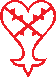 Kingdom Hearts Heart Png - Kingdom Hearts Symbols Png (400x400), Png Download
