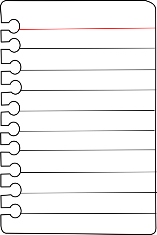 Paper Notebook Download Clipgrab Pencil - Paper Product (503x750), Png Download