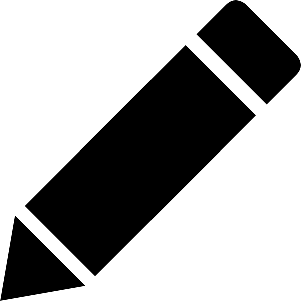 Pen Clipart Logo Png - Edit Pencil Icon Png (600x600), Png Download