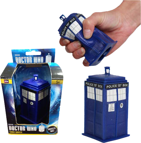 Doctor Who Tardis Stress Toy Version - Doctor Who Tardis Toy Nz (472x478), Png Download