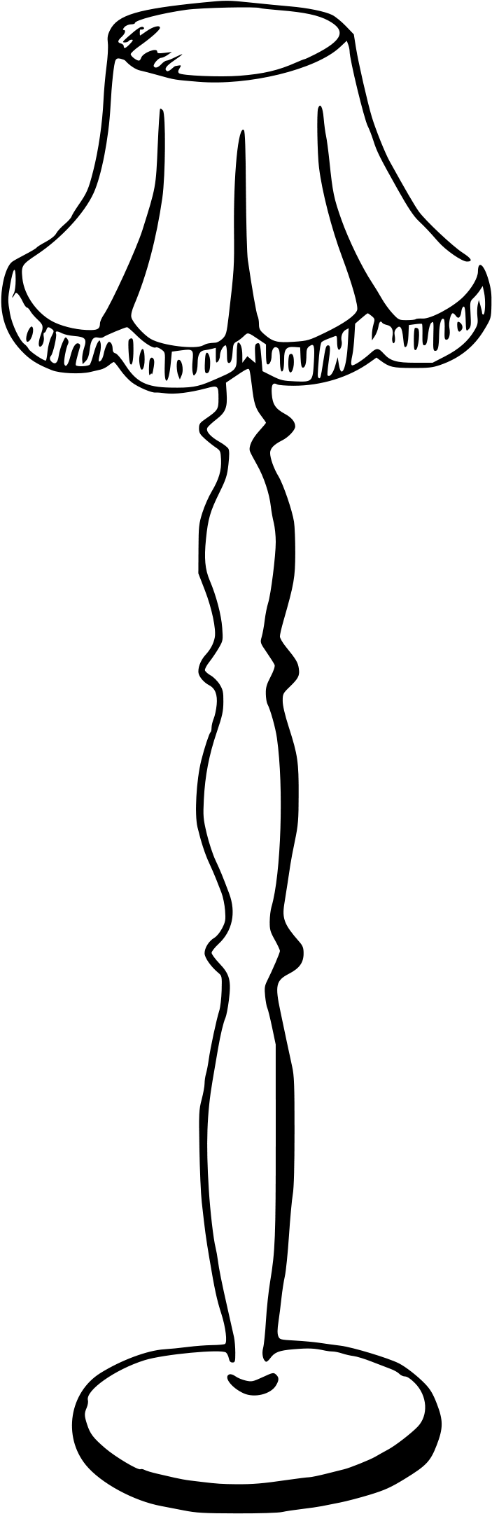 Floor Lamp - Clip Art (2400x2400), Png Download