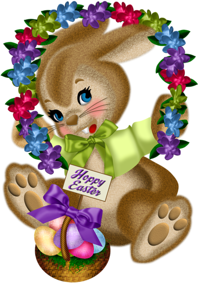 Images Of Easter Bunny Png - Easter (460x600), Png Download