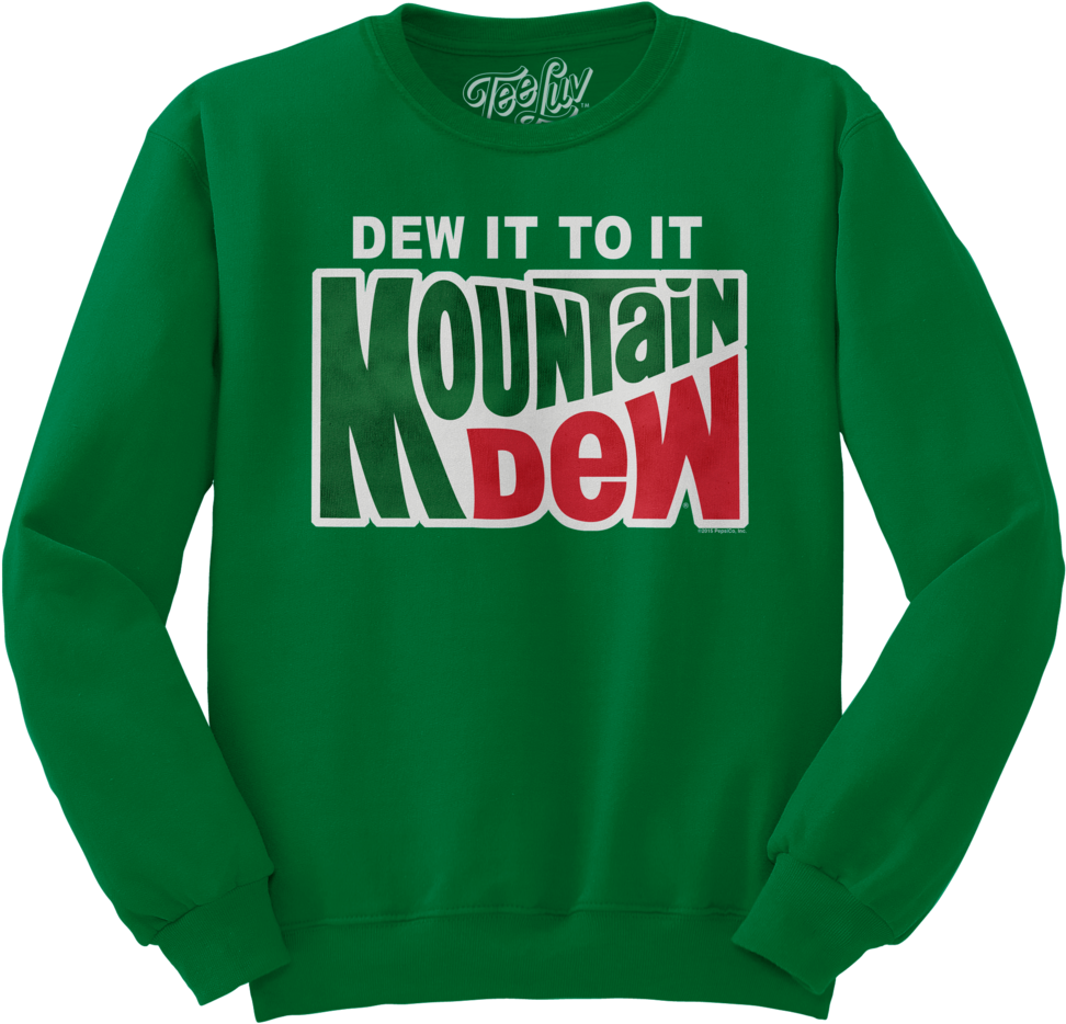 Mountain Dew Crew Neck Sweatshirt - Ll Be There For You Friends Sweatshirt (999x1024), Png Download