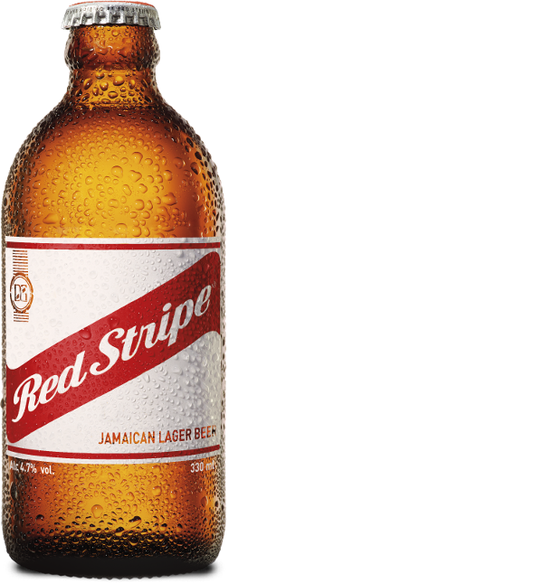 Water, Malted Barley, Glucose Syrup, Hops, Hops Extract - Red Stripe Jamaican Lager - 12 Fl Oz Bottle (600x645), Png Download