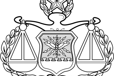Vector Freeuse Library Krishna Drawing Easy - Judge Advocate Occupational Badge Air Force (450x300), Png Download