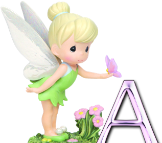 Original Clipart Tinkerbell - Precious Moments Wings Of Wonder - Tinker Bell (540x283), Png Download