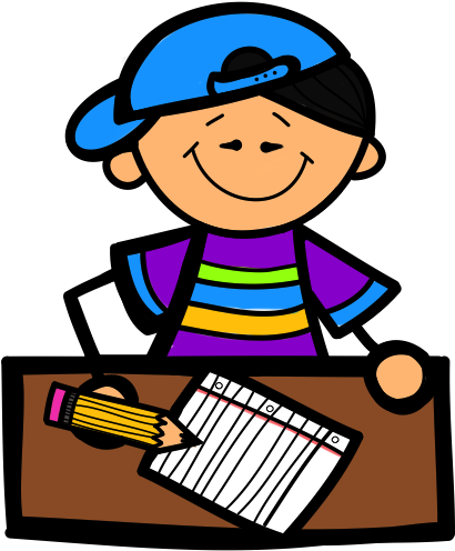 Write - Write A Letter Clip Art (537x633), Png Download