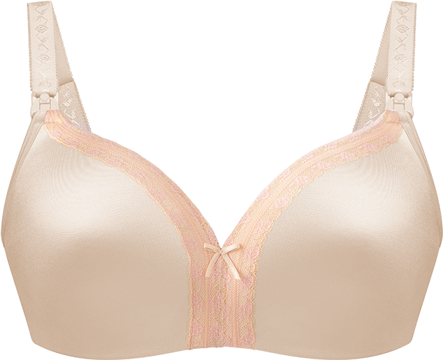 Bliss With Lace Nursing Bra - Nursing Bra (1000x1000), Png Download