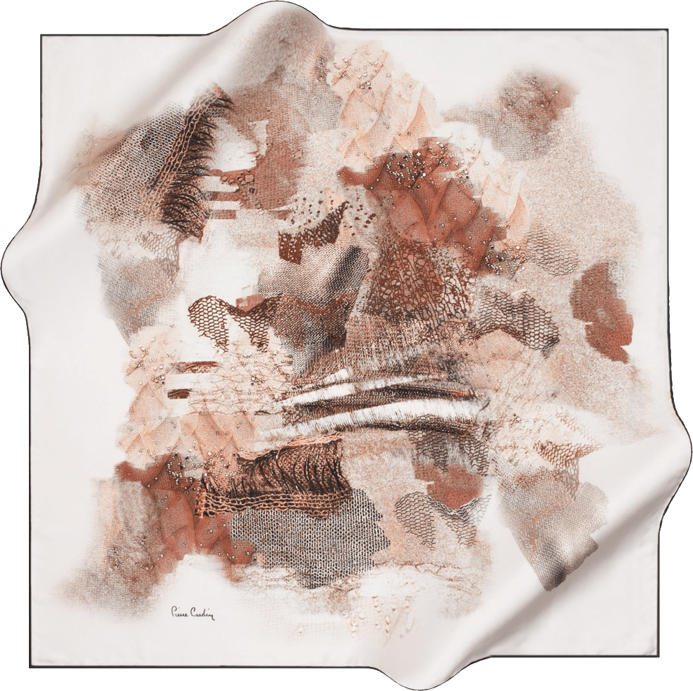 Very Nice, Stain-proof Silk Scarf For Night Outfit - Silk (983x980), Png Download
