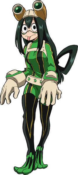 Tsuyu Asui Full Body Hero Costume Anime - Froppy My Hero Academia (268x597), Png Download