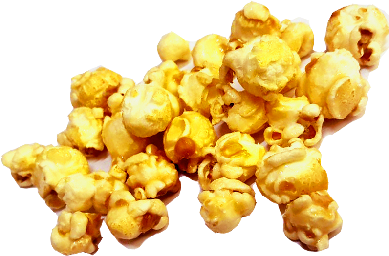 Popcorn Png - Popcorn Caramel Png (808x524), Png Download