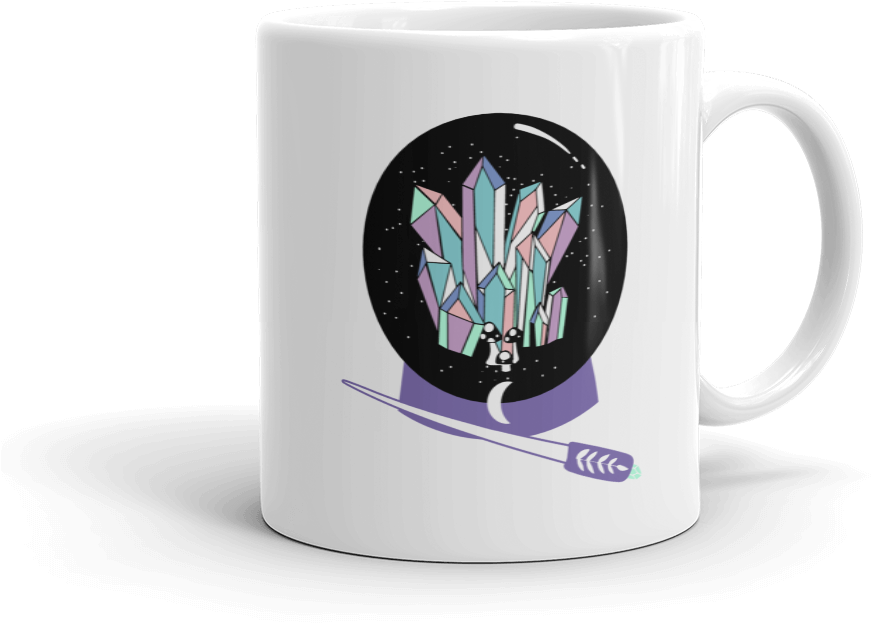 Crystal Ball Mug - Coffee Cup (1000x1000), Png Download