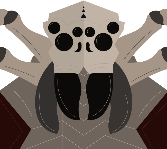 Shelob - Cartoon (649x649), Png Download