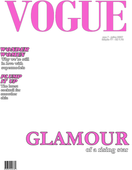 Magazine Cover Template (450x600), Png Download