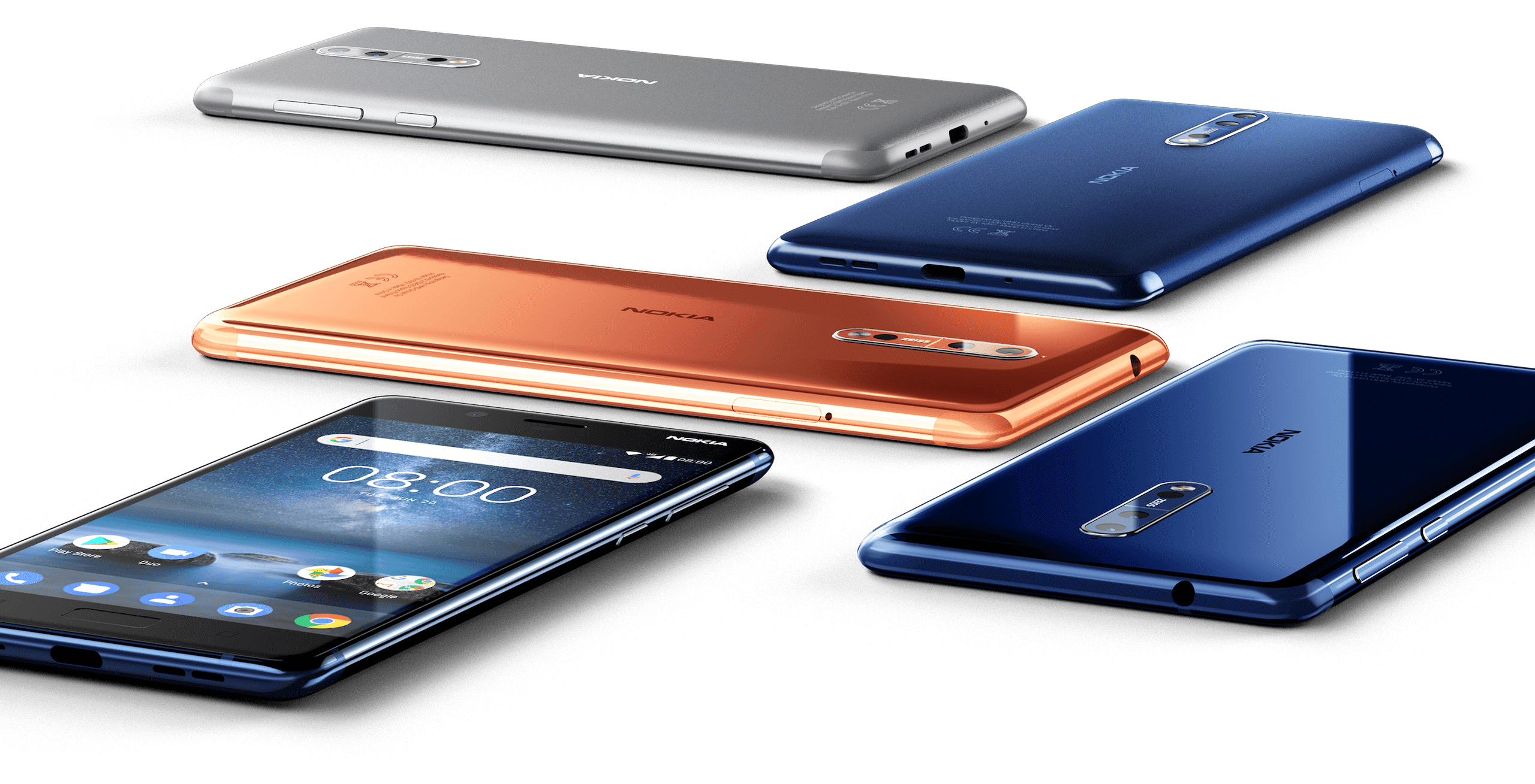 Nokia 8 South Africa (2560x1309), Png Download