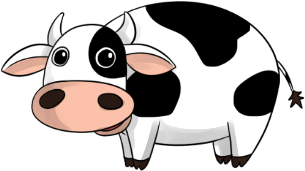 Cartoon Cow Cow Cartoonsw Cartoon Free Download Clip - Cartoon Cow (696x425), Png Download