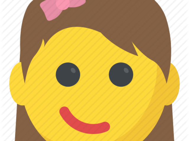 Girl Smiley (640x480), Png Download