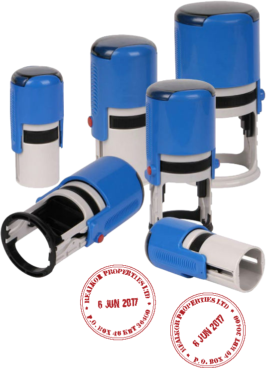 Company Stamps & Rubber Stamps - Self Ink Stamp (566x779), Png Download