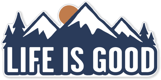 Life Is Good Mountains (570x570), Png Download
