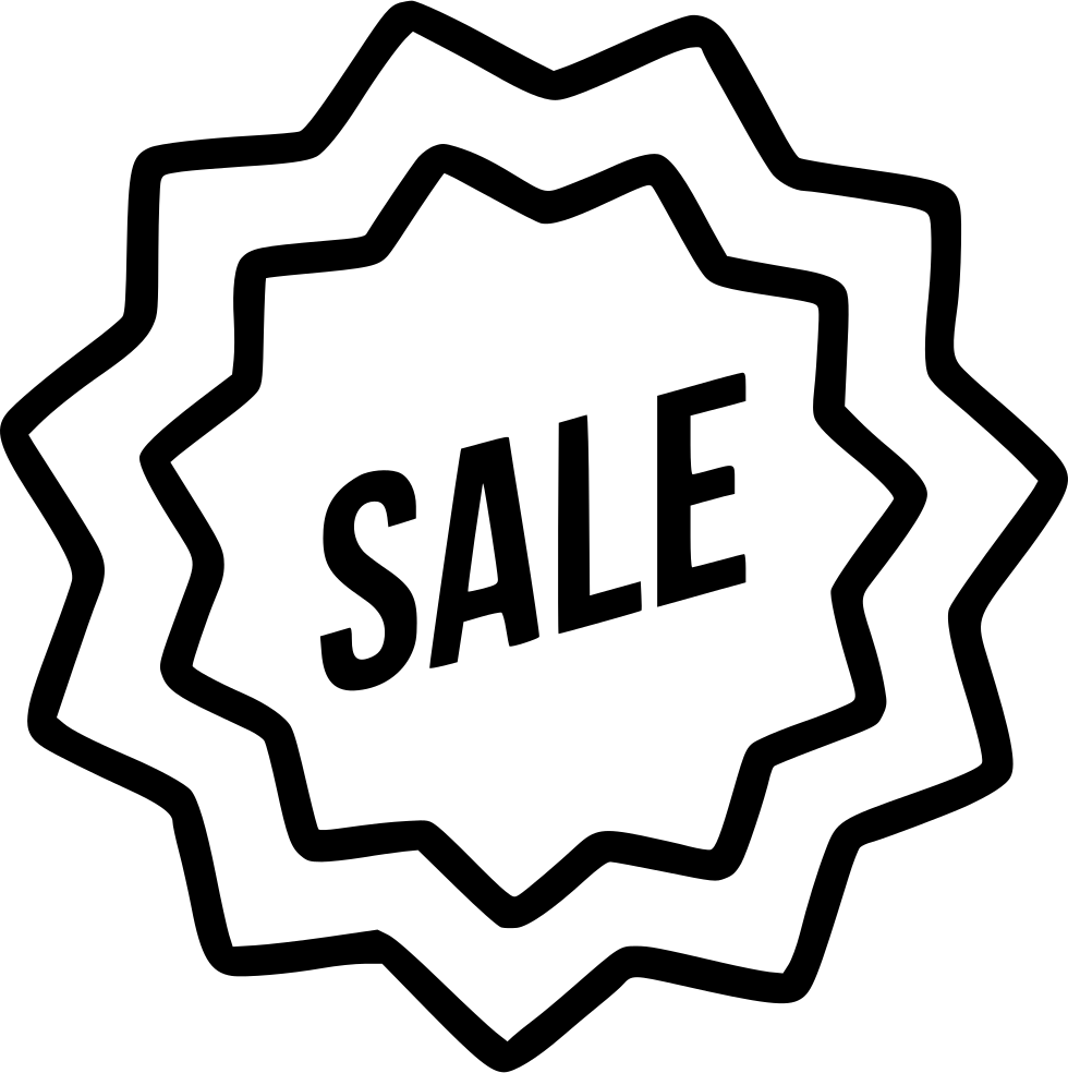 Sale Ribbon Label Tag Sticker Offer Comments - Vector Graphics (980x984), Png Download